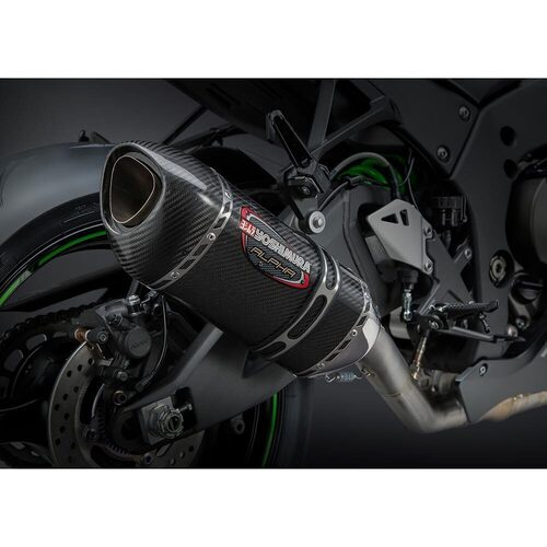 Yoshimura Kawasaki Ninja ZX-10R/RR 16-20 Race Alpha 3/4 Titanium Exhaust, With Carbon Fiber Muffler