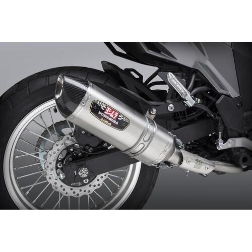 Yoshimura Kawasaki Versys-X 300 17-21 R-77 Stainless Slip-On Exhaust, w/ Stainless Muffler