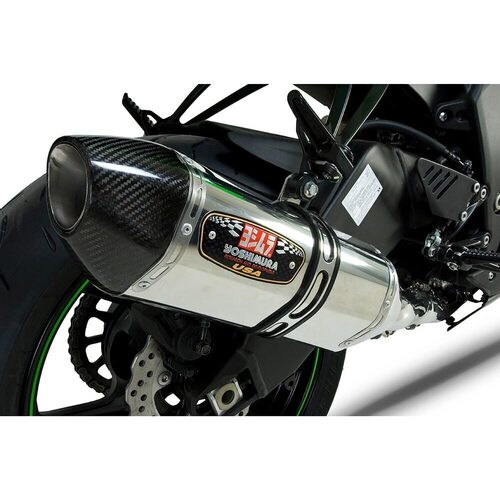 Yoshimura Kawasaki Ninja ZX-6R 09-10 R77 Full System SS Header / SS Muffler CF Tip