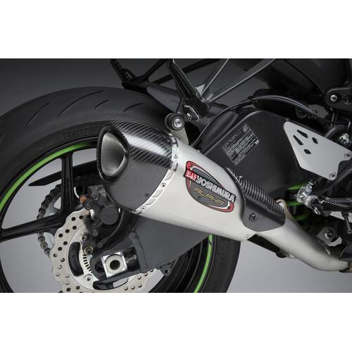 Yoshimura Kawasaki Ninja ZX-6R 19-20 Alpha T Stainless 3/4 Exhaust, w/ Stainless Muffler