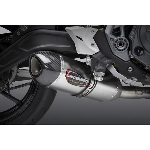 Yoshimura Kawasaki Ninja/Z 650 17-21 Race Alpha Stainless Full Exhaust, w/ Stainless Muffler