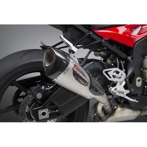 Yoshimura BMW S 1000 RR 17-19 Alpha T Slip-On Titanium Exhaust, w/ Titanium Muffler