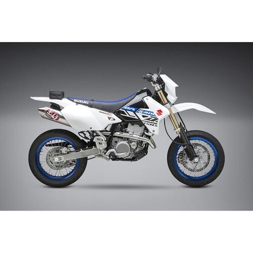 Yoshimura Suzuki DR-Z400S/SM 00-20 RS-2 Stainless Full Exhaust, w/ Aluminum Muffler