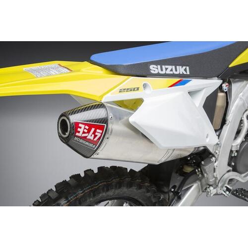 Yoshimura Suzuki RM-Z250 19-20 RS-4 Stainless Full Exhaust, w/ Aluminum Muffler