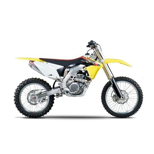 Yoshimura Suzuki RM-Z450 08-17 RS-4 Stainless Slip-On Exhaust, w/ Aluminum Muffler