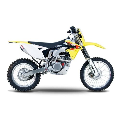 Yoshimura Suzuki RM-Z450 08-17/Suzuki RMX450Z 10-11 RS-4 Titanium Full Exhaust, With Titanium Muffler