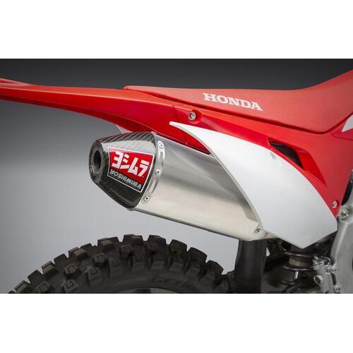 Yoshimura Honda CRF450X RS-4 Stainless Slip-On Exhaust, w/ Aluminum Muffler