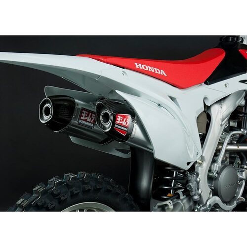 Yoshimura Honda CRF250R 14-17 RS-9 Stainless Full Exhaust, w/ Aluminum Mufflers