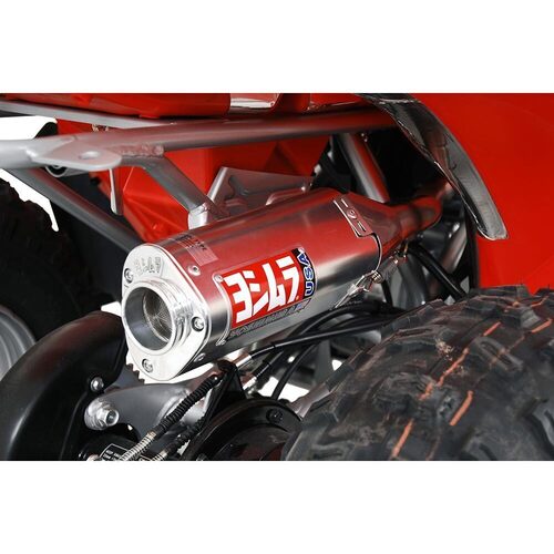 Yoshimura Honda TRX90X 09-16 SIG. TRS Full System SS Header / SS Muffler-AL