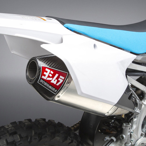 Yoshimura Yamaha YZ250F 2014-18 RS4 Full System Ti Header / Ti Muffler / CF Tip