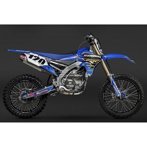 Yoshimura Yamaha YZ450F 14-17/FX 16-17/WR450F 16-18 RS-4 Stainless Slip-On Exhaust, w/ Aluminum Muffler