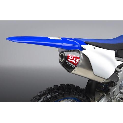 Yoshimura Yamaha YZ450F 18-19 RS-4 Stainless Full Exhaust, w/ Aluminum Muffler