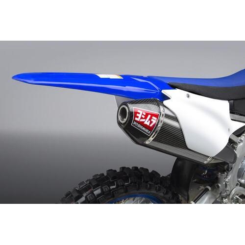 Yoshimura Yamaha YZ450F 18-19/WR450F 19-20 RS-4 Titanium Full Exhaust, w/ Carbon Fiber Muffler