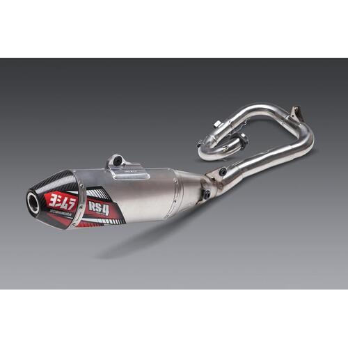 Yoshimura Yamaha YZ450F 20-21 RS-4 Stainless Full Exhaust, w/ Aluminum Muffler