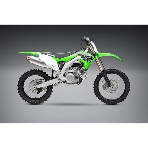 Yoshimura Kawasaki KX450F 2019 RS4 Full System SS Header / Al Muffler / CF Tip