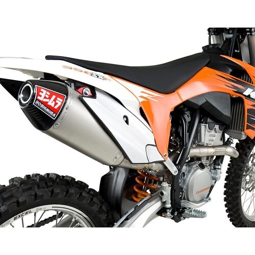 Yoshimura KTM 350 SX-F 2011-12 RS-4 Titanium Full System, w/ Titanium Muffler